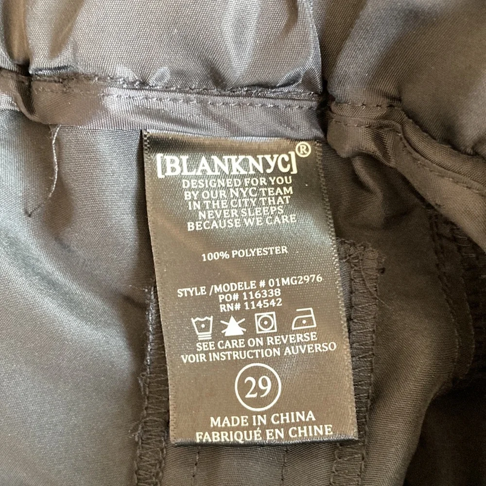 New BlankNYC pants waist 29”